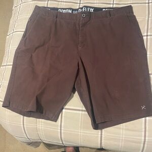 Dixxon size 48 Men's Brown Flat Front Shorts